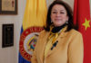 Saludo de la Embajadora Colombiana en Beijing Carmenza Jaramillo
