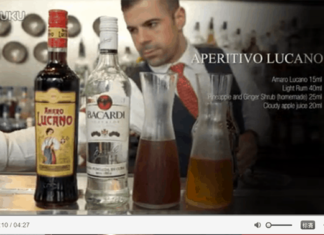 Hacer cocktails utilizando Lucano