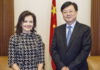 Zhang Xiaosong se reúne con la Cónsul Karina Morales