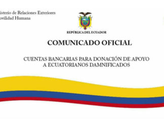 Terremoto de Ecuador: Información y donaciones