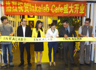 Ceremonia de inauguración de InkaLab Café