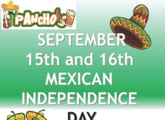 Día de la Independencia Mexicana en Pancho´s