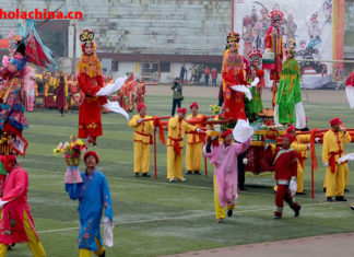 Representaciones shehuo-中国春节期间的‘‘社火’’表演