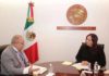 Dr. Efren Calvo en reunión con el Senado de México