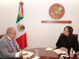 Dr. Efren Calvo en reunión con el Senado de México